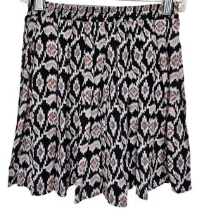 Brandy Mellville Ikat Print Elastic Waist Skirt
